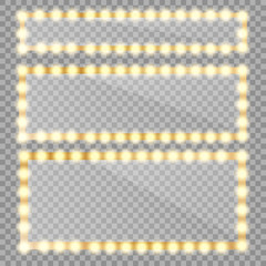 Makeup mirror isolated