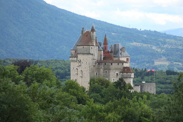 Fototapeta na wymiar An ancient castle throughout Europe