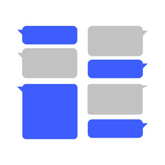 Chat Icon in trendy flat style 