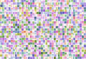 Light Multicolor vector template with rhombus.