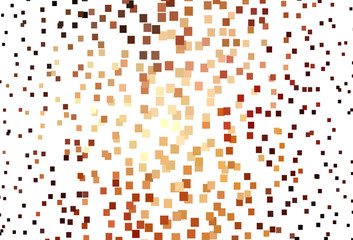Light Orange vector pattern in square style.