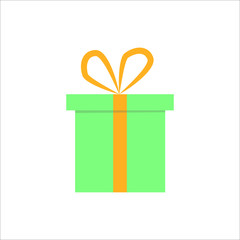 Gift box. Present package