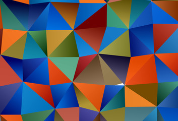 Obraz premium Dark Multicolor vector layout with lines, triangles.