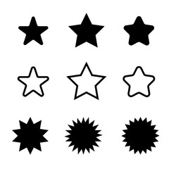 Stars Sparkles sign symbol