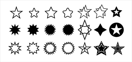 Stars Sparkles sign symbol