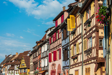 STRASBOURG, FRANCE - June 17, 2017 : Antique building view in Old Town Strasbourg, France