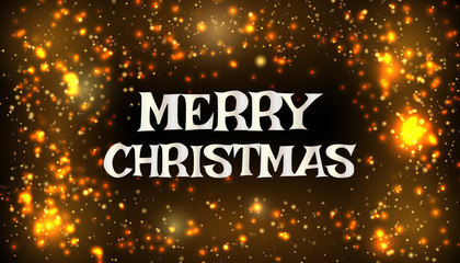 Christmas background with bright