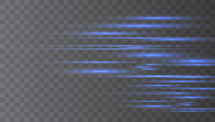 Light and stripes moving