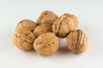 walnut isolated on white background