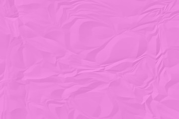 crumpled pink paper background close up