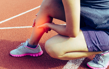 women legs that cause inflammation from jogging
