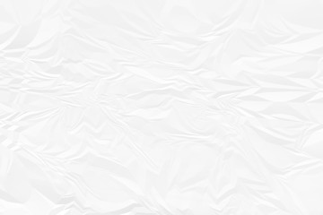 crumpled white paper background close up