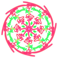 digital design of mandala oriental singh oriental pattern isolated background  art decor flame snow 