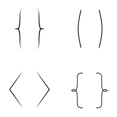 Different brackets set.