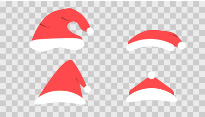 Set of Santa Hats