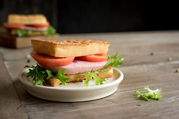 Chaffle sandwich