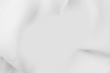 abstract white cloth background with copy space for text