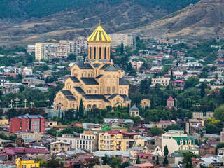 Fototapeta na wymiar Tiflis Tbibilis Hautstadt Georgien