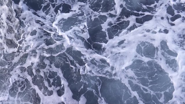 Bali water texture in slow motion