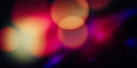 Red glitter vintage lights background. defocused