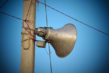 old electric pole