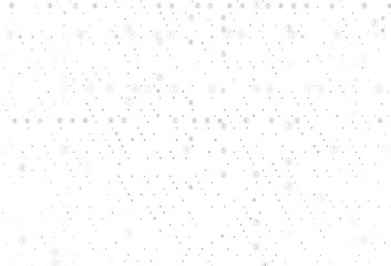 Light Green vector background with math characters.