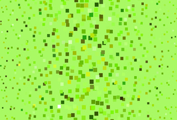 Light Green, Yellow vector template with rhombus.