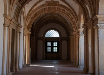 Interior of a medieval building 