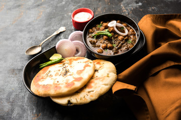 Pindi Chole Kulche or roadside choley Kulcha popular in India and pakistan is a popular streetfood....