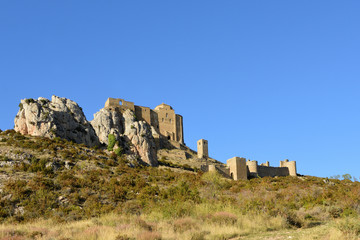 Fototapeta na wymiar castle of Loarre, Huesca province, Aragon, Spain