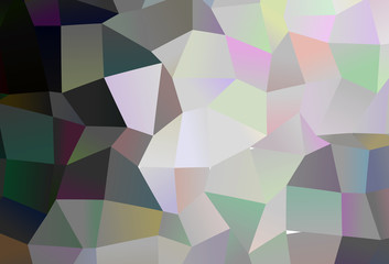 Dark Gray vector polygon abstract background.