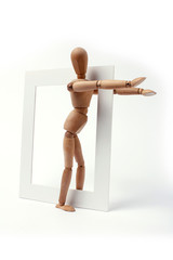 Boneco de madeira