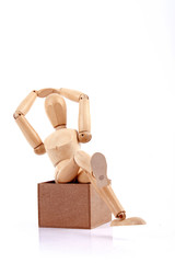 Boneco de madeira