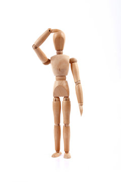 Boneco de madeira