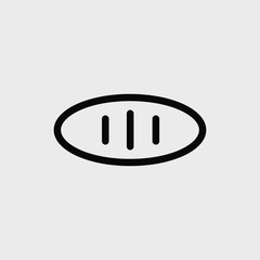 Bread icon. EPS vector file