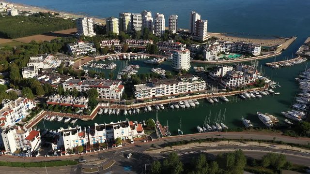 Panoramic view of Portoverde Italy