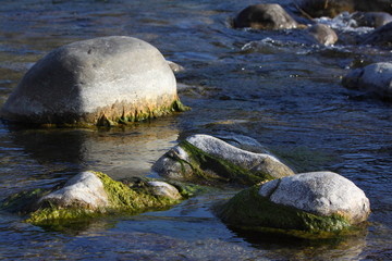 River stones