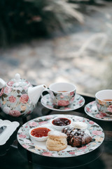cup of tea and cookies