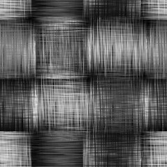 Stoffe zum Nähen Checkered grunge striped black and white seamless pattern for web gesign