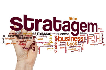 Stratagem word cloud