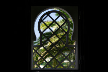 stained glass window