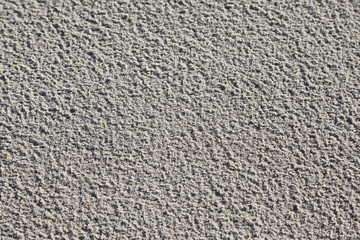 Sandstrand nach einem Regenguss