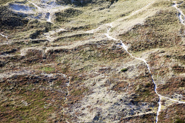 Dünenlandschaft von oben