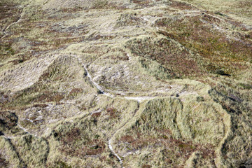 Dünenlandschaft von oben