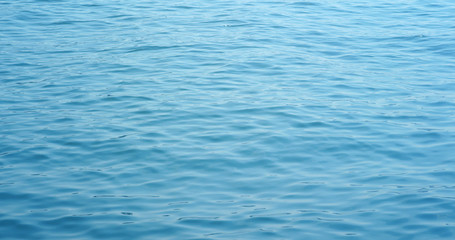Sea water wave in blue
