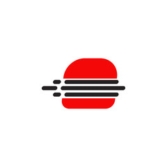 Burger logo icon design vector template