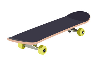 Skateboard realistic vector illustration isolated