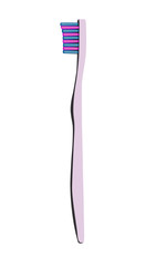 pink toothbrush realistic vector illustration