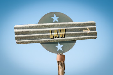 Street Sign to Law