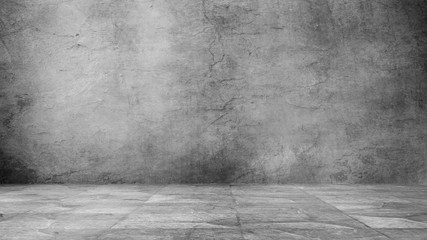 Dark room with light background.